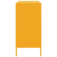 Credenza Giallo Senape 68x39x79 cm in Acciaio 842955