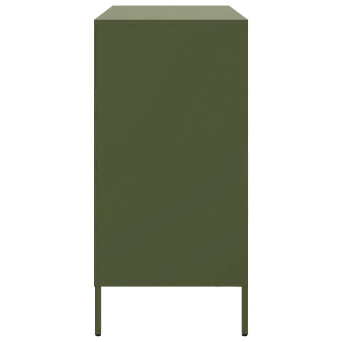 Credenza Verde Oliva 68x39x79 cm in Acciaio 842956