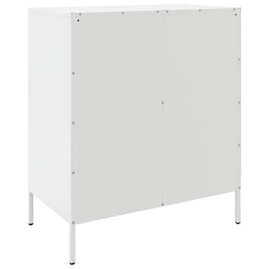 Credenza Bianca 68x39x79 cm in Acciaio 842957