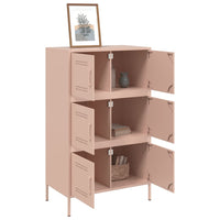 Credenza Rosa 68x39x113 cm in Acciaio 842959