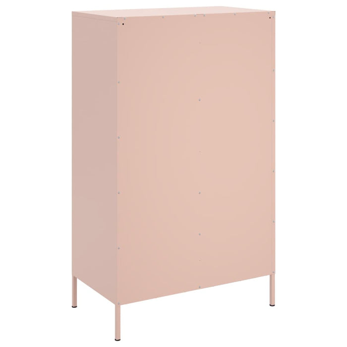 Credenza Rosa 68x39x113 cm in Acciaio 842959