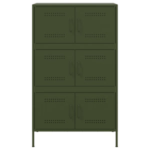 Credenza Verde Oliva 68x39x113 cm in Acciaio 842962