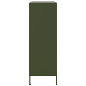 Credenza Verde Oliva 68x39x113 cm in Acciaio 842962