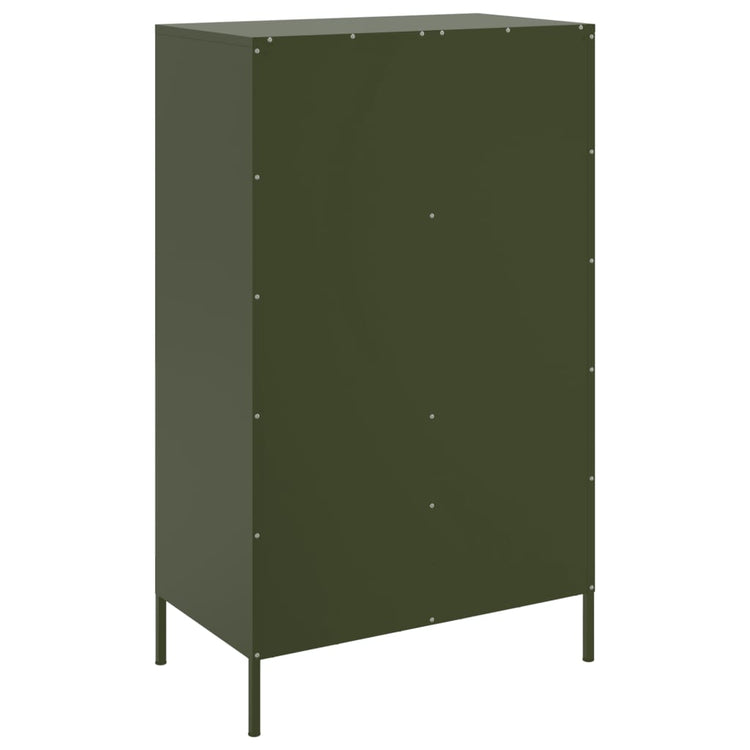 Credenza Verde Oliva 68x39x113 cm in Acciaio 842962