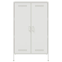 Credenza Bianca 68x39x113 cm in Acciaio 842969