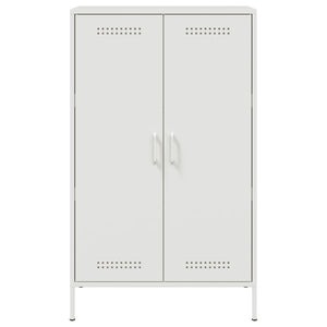 Credenza Bianca 68x39x113 cm in Acciaio 842969