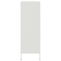 Credenza Bianca 68x39x113 cm in Acciaio 842969