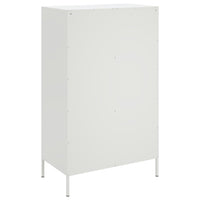 Credenza Bianca 68x39x113 cm in Acciaio 842969