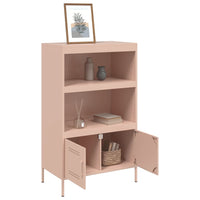 Credenza Rosa 68x39x113 cm in Acciaio 842971