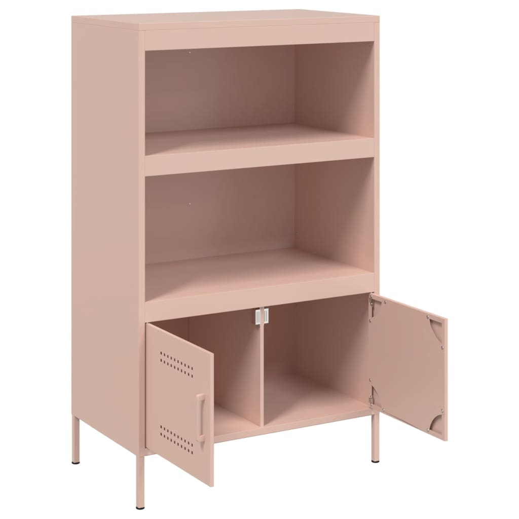 Credenza Rosa 68x39x113 cm in Acciaio 842971