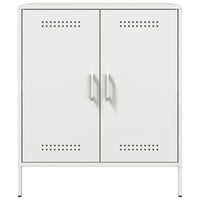 Credenza Bianca 68x39x79 cm in Acciaio 842981