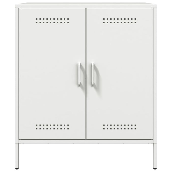 Credenza Bianca 68x39x79 cm in Acciaio 842981