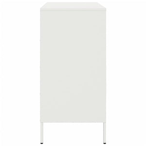 Credenza Bianca 68x39x79 cm in Acciaio 842981