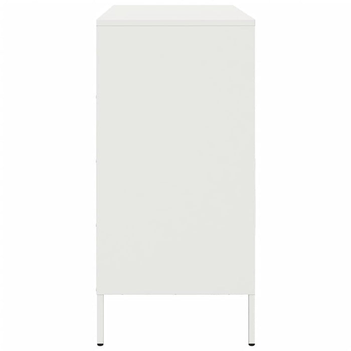 Credenza Bianca 68x39x79 cm in Acciaio 842981