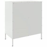 Credenza Bianca 68x39x79 cm in Acciaio 842981