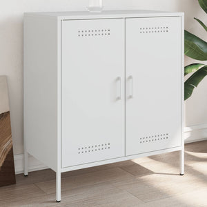 Credenza Bianca 68x39x79 cm in Acciaio 842981