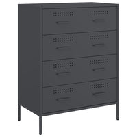 Credenza Antracite 68x39x89 cm in Acciaio 842984