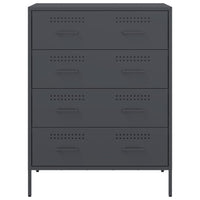 Credenza Antracite 68x39x89 cm in Acciaio 842984