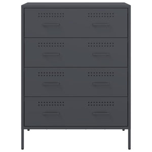 Credenza Antracite 68x39x89 cm in Acciaio 842984