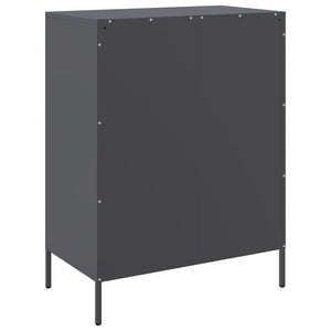 Credenza Antracite 68x39x89 cm in Acciaio 842984