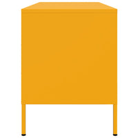 Mobile TV Giallo Senape 100,5x39x50,5 cm in Acciaio 842991