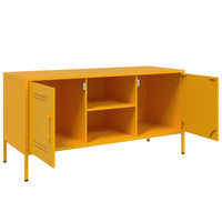 Mobile TV Giallo Senape 100,5x39x50,5 cm in Acciaio 842991