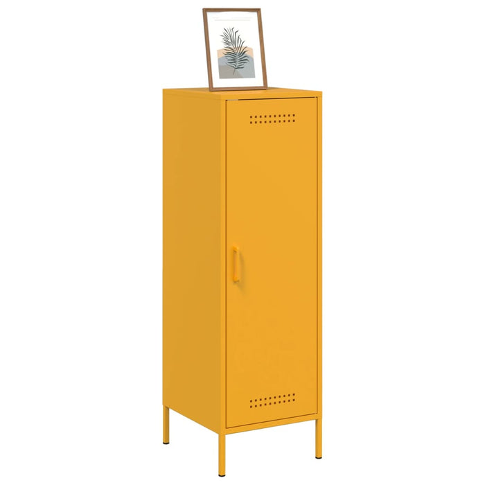 Credenza Giallo Senape 36x39x113 cm in Acciaio 843009