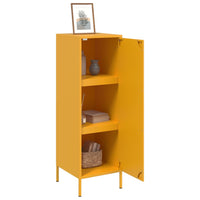 Credenza Giallo Senape 36x39x113 cm in Acciaio 843009