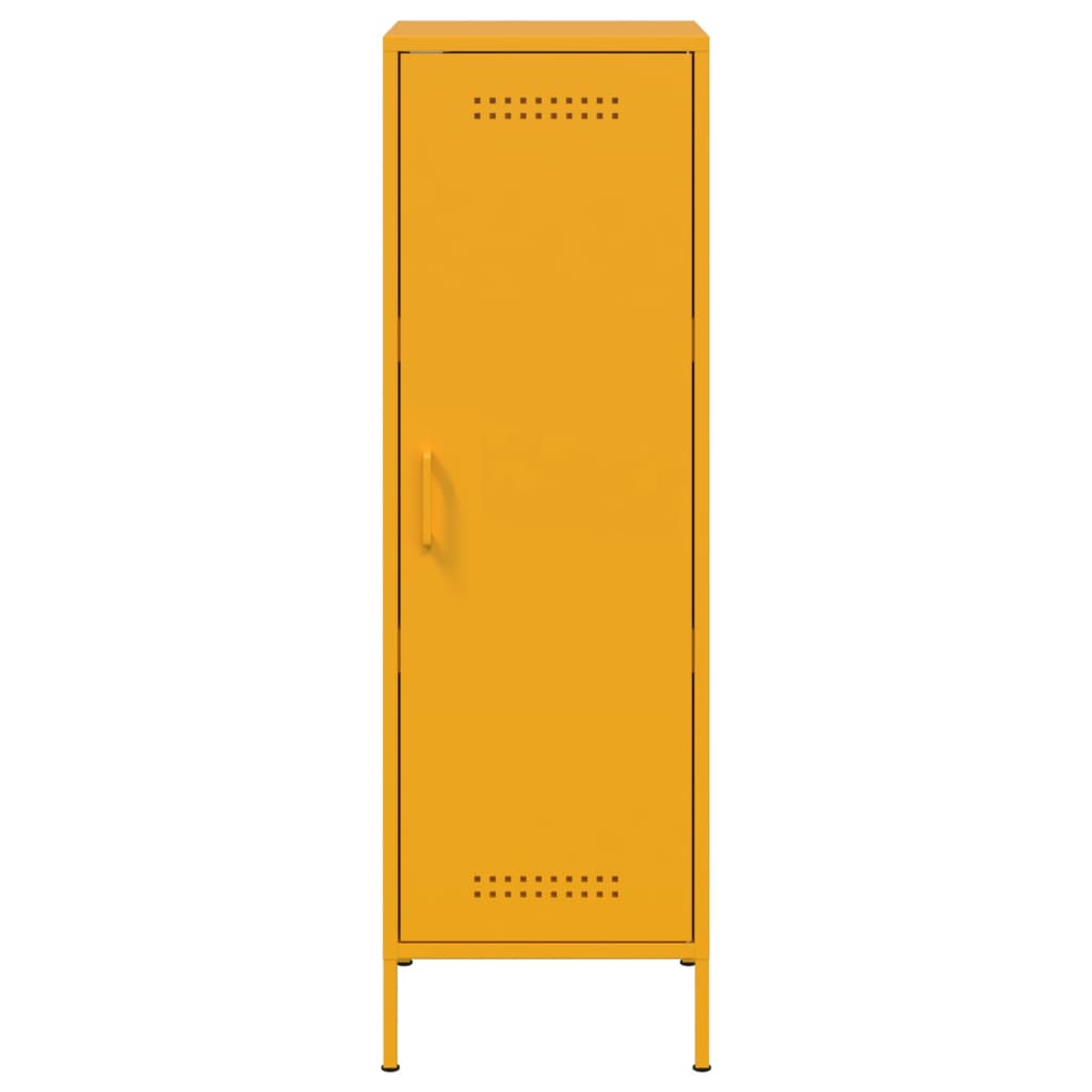 Credenza Giallo Senape 36x39x113 cm in Acciaio 843009