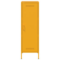 Credenza Giallo Senape 36x39x113 cm in Acciaio 843009