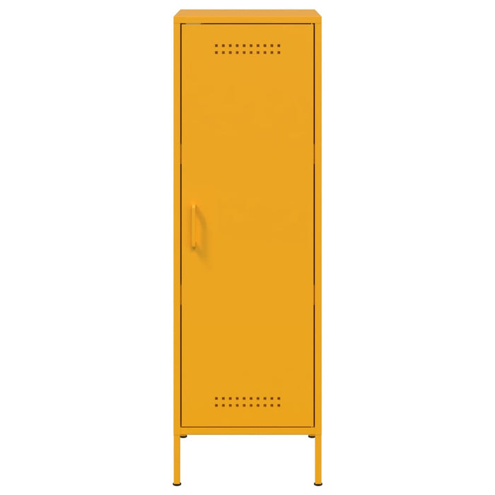 Credenza Giallo Senape 36x39x113 cm in Acciaio 843009