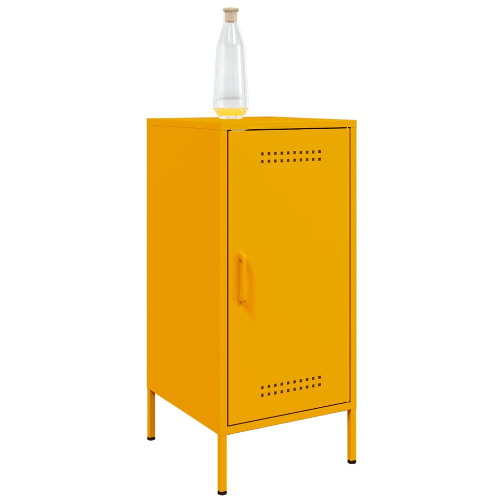 Credenza Giallo Senape 36x39x79 cm in Acciaio 843018