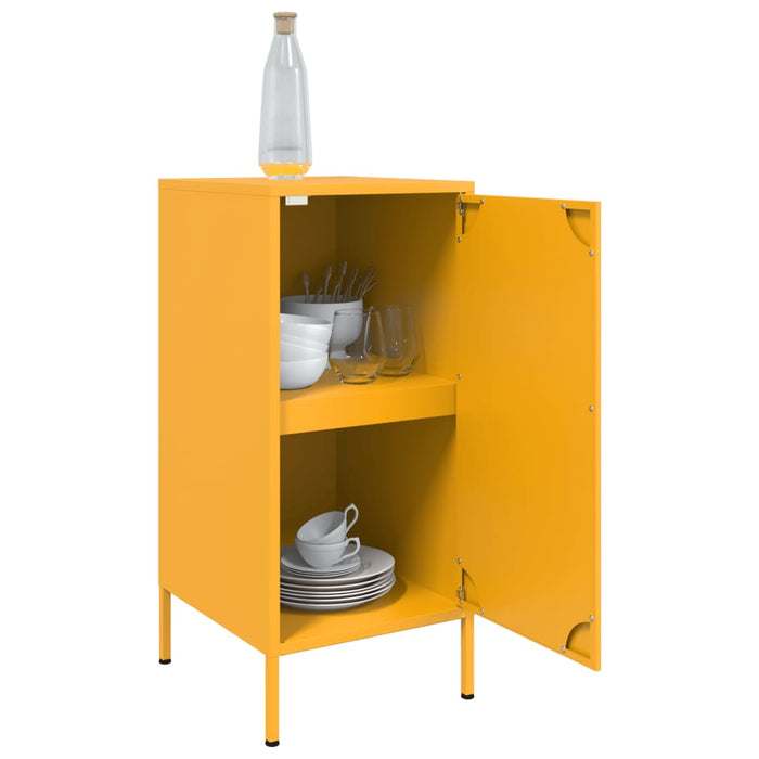 Credenza Giallo Senape 36x39x79 cm in Acciaio 843018