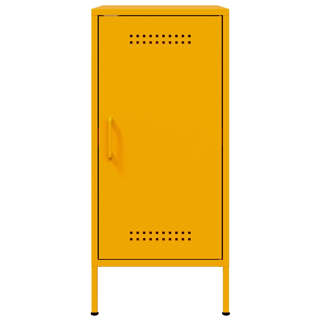 Credenza Giallo Senape 36x39x79 cm in Acciaio 843018