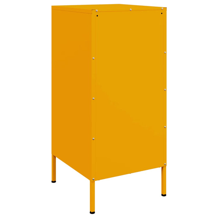 Credenza Giallo Senape 36x39x79 cm in Acciaio 843018