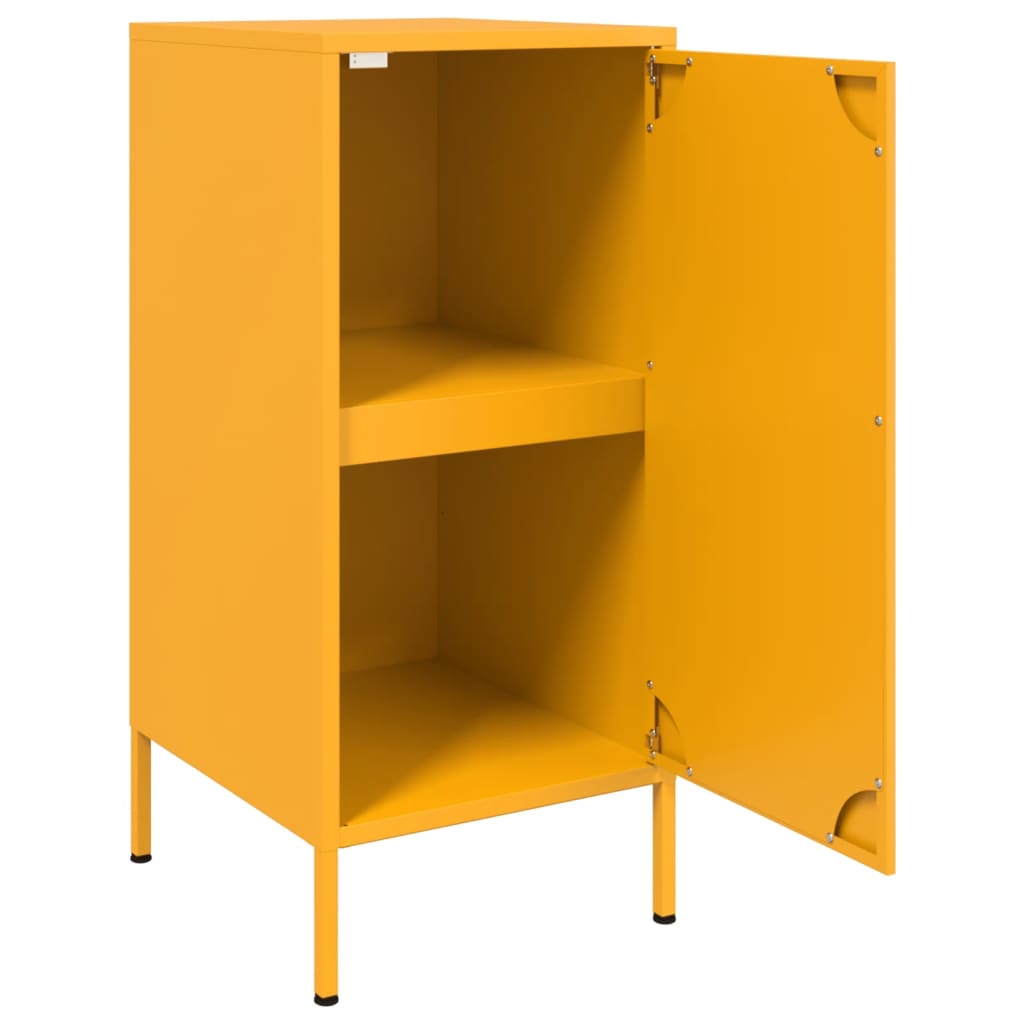 Credenza Giallo Senape 36x39x79 cm in Acciaio 843018