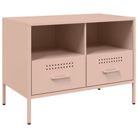 Mobile TV Rosa 68x39x50,5 cm in Acciaio Laminato a Freddo 843044