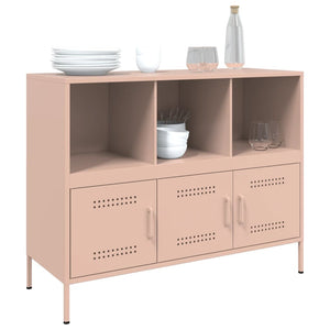 Credenza Rosa 100,5x39x79 cm in Acciaio Laminato a Freddo 843091