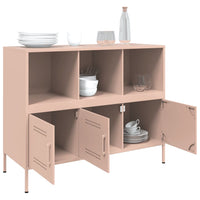 Credenza Rosa 100,5x39x79 cm in Acciaio Laminato a Freddo 843091