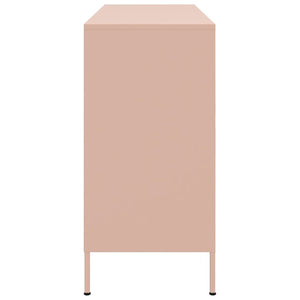 Credenza Rosa 100,5x39x79 cm in Acciaio Laminato a Freddo 843091