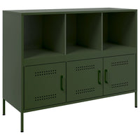 Credenza Verde Oliva 100,5x39x79 cm in Acciaio 843094