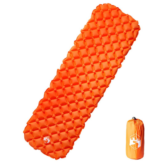 Materasso da Campeggio Gonfiabile Arancione 190x58x6 cm 4007114
