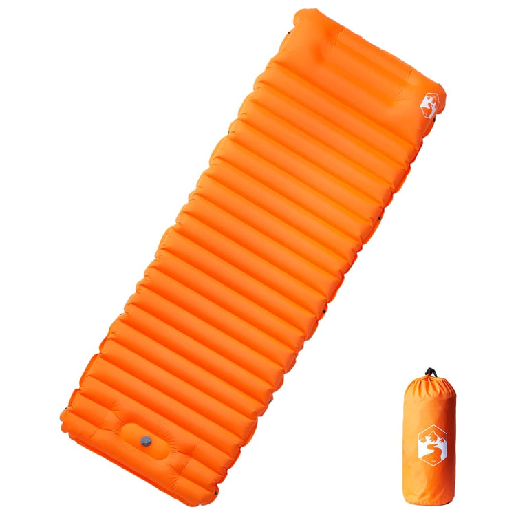 Materasso Campeggio Autogonfiabile Cuscino Integrato Arancione 4007119
