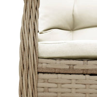 Set da Bistrò 3 pz con Cuscini Beige in Polyrattan 3262774