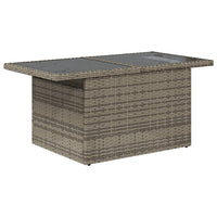 Set Divano da Giardino 6 pz con Cuscini Grigio in Polyrattan 3267870