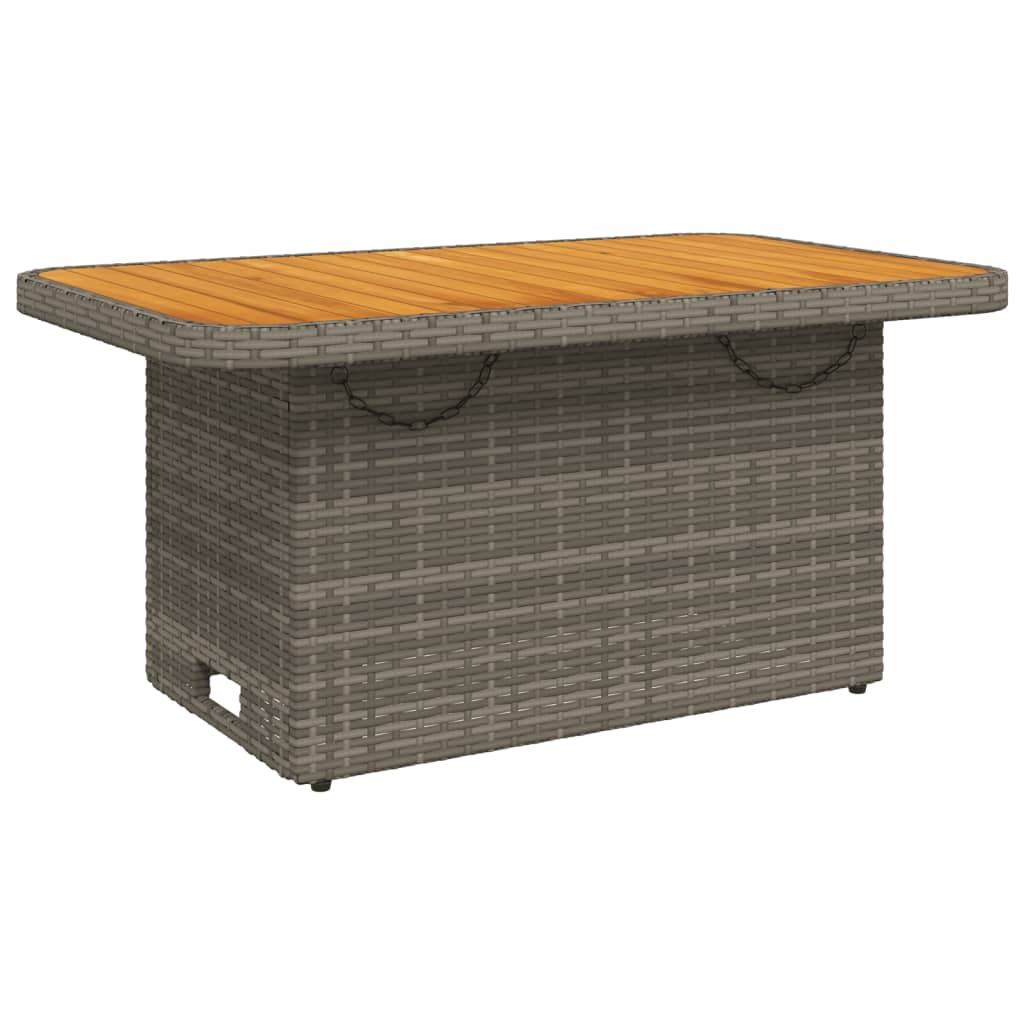 Set Divano da Giardino 2 pz con Cuscini Grigio in Polyrattan 3262088