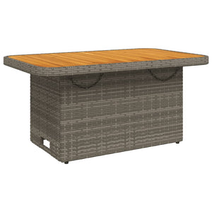 Set Divano da Giardino 2 pz con Cuscini Grigio in Polyrattan 3262088