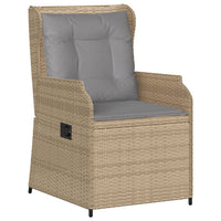 Set Divani da Giardino 6 pz con Cuscini in Polyrattan Beige 3262469