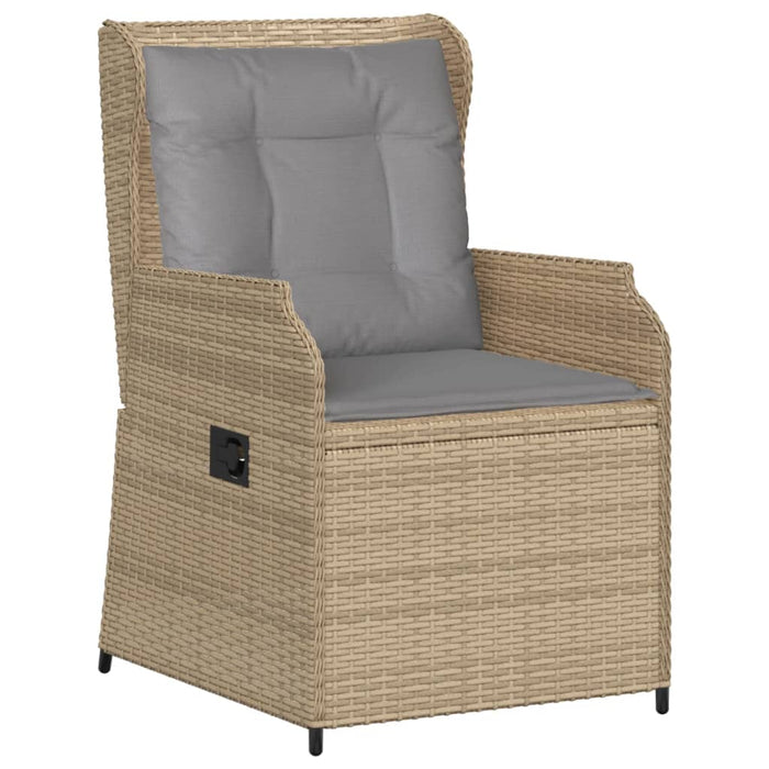 Set Divani da Giardino 6 pz con Cuscini in Polyrattan Beige 3262469