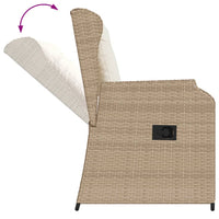 Set Divani da Giardino 5 pz con Cuscini in Polyrattan Beige 3262738